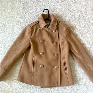 JC Penney Camel Woolblend Coat